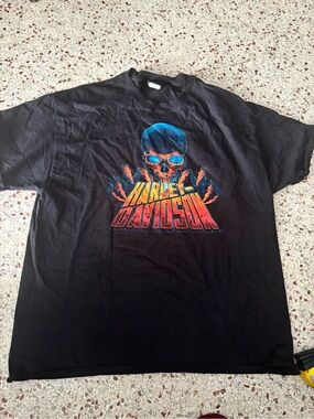 Vintage black Las Vegas  Harley-Davidson graphic t-shirt X-Large